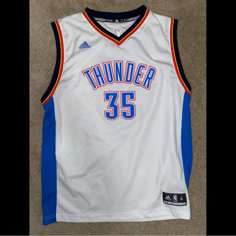 Boys Adidas Kevin Durant Oklahoma City Thunder OKC jersey size XL